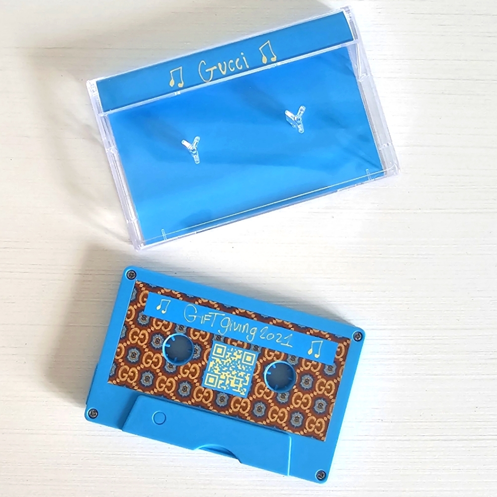 Gucci holidays cassette tape